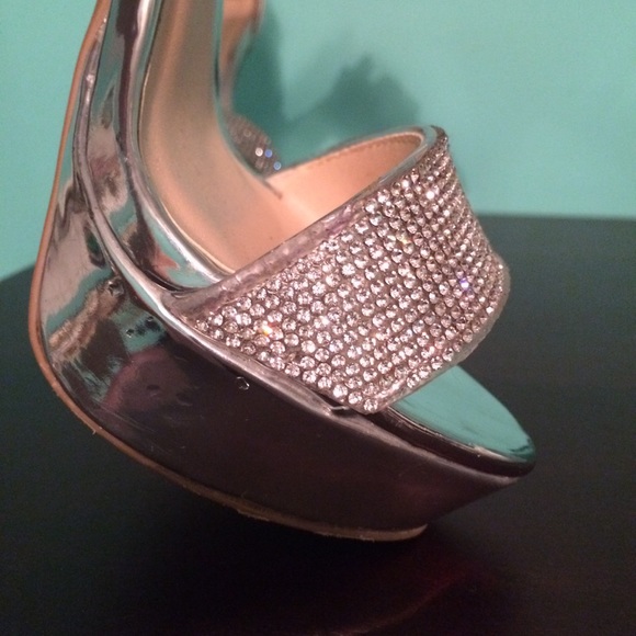 Silver Rhinestone Heels - Picture 6 of 6